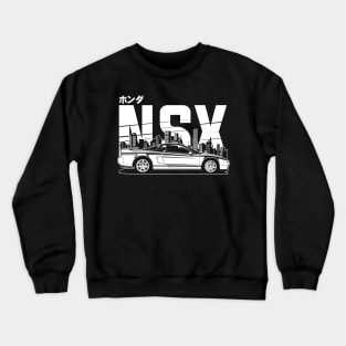 NSX NA1 White Print Crewneck Sweatshirt